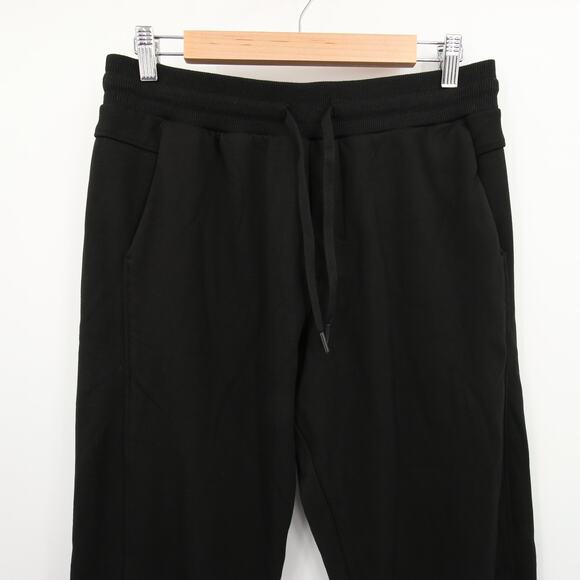 The Gym People Sweatpants Black Joggers Pockets Drawstring Fleece Lined M - Picture 2 of 11
